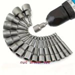 9PCS 14PCS Hex Socket Wrench Set Powerful Drill Tool With 5-13MM Nozzles & Screwdriver Accessories