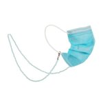 3 Pcs Drop-shaped Beaded Crystal Mask Anti-lost Lanyard Fashion Glasses Chain Light Blue