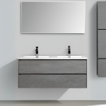 Enzo 1200 Concrete – Cabinet + Basin