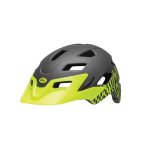 Bell Sidetrack Child Helmet - Matte Black Wavy Checks