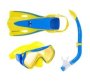 Hero Junior Snorkeling Set Yellow Blue - Size S-m