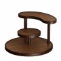2 Tier Wooden Perfume Display Stand Countertop Makeup Organizer
