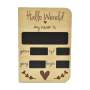 Birth Announcement Chalk Card - Afrikaans