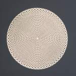 Rose Gold Round Placemats - 6 Pack