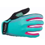 Lizzard Wheelie Ladies Gloves - Teal pink XL