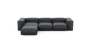 Four Module Chaise Sofa - Velvet - Dark Grey - 314CM X 199CM