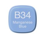 Copic Pro. Marker B34 Magnese Blu