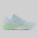 New Balance Women's 880V13 B Fit Road Running Shoes - Blue With Green Aura And Silver Metalic - 7.5