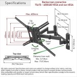 Barkan 464 Full Motion Extension Swivel & Tilt