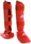 Adidas Wkf Shin & Removable Instep Pad S Red
