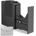 Focusoutdoor Spring Loaded Biometric Fingerprint Slider Handgun Safe