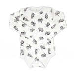 Babes & Kids Little Acorn - Long Sleeve Zebra Onsie Bodysuit