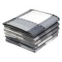 Kitchen Towel - Design 2507 - 48X72CM - 5 PC Pack - Checks - Steel Gray