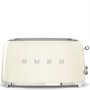 Smeg 4 Slice Toaster TSF02CRSA Cream