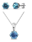 DESTINY December Birth Set With Swarovski Crystals