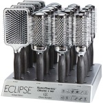Olivia Garden Nanothermic Ceramic & Ion Eclipse Brush Display: 16 Brushes & Stand