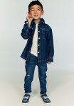 Relaxed Tapered Fit Jeans - Blue