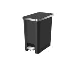 Eko Pedal Bin - Slim - 10L - Black