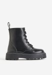 Lace-up Boots - Black