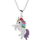 DESTINY Enchanted Unicorn Necklace Crystals From Swarovski
