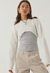 Amy Micro Knit Jumper - Winter White
