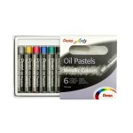 Oil Pastels Metallic 6 Colours box PHN-M6 – PHN-M6