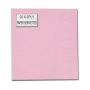 Serviettes - Napkins - Pink - 2 Ply - 33CM - 20 Pack - 12 Pack