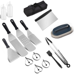 Barbecue Accessories - Heavy Duty Stainless Steel Barbecue Tools -15 Pcs