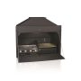 1500 Combo Built-in Braai With 4 Burner Insert And Charcoal Tray