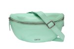 Bossi Womens Nadia Leather Cross Body Bag In Light Green - Light Green One Size