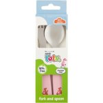 Made 4 Tots Stainless Steel Cutlery Set Pink