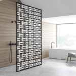 Weaver Frosted Shower Vinyl Panel Sticker