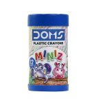 Doms Miniz Plastic Crayons 12TUBE