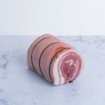 AVG 1 Pork Belly Roll Boneless Rind On 1.3KG