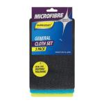 Microfibre Glass Cloths 3 Pack