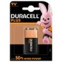 Duracell Plus Alkaline Batteries 1 Pack 9V