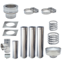 130MM External Rear Flue Kit