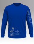 Mbb Bk 117 Blueprint Long Sleeve T