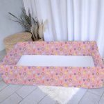 Funky Safari Pink Animals Travel Bed Pink