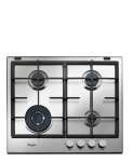 Whirlpool 60CM Gas Hob 4 Burner Stainless Steel
