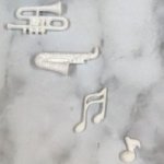 White Resin Music Set White X4