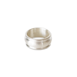 Varied Width Triple Band In Silver