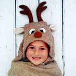 Reindeer Hooded Towel