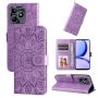 Rfvzubemok Compatible With Realme C51 4G / C53 4G Cover Compatible With Realme Note 50 4G Tpu+pu Leather Card Slot Flip Kickstan