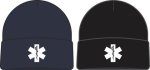 Knitted Beanie With Star Of Life