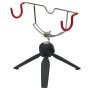 Camping Foldable Aluminium Alloy Rotating Tripod Fishing Rod Stand 23CM