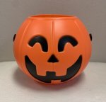 Plastic Pumpkin Bucket