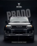 Toyota Land Cruiser Prado 250 Front Styling Bar Black Stainless For