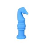 Silicone Chewable Pencil Toppers Chess Piece - Blue