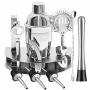 Lemoning 12-PIECE Cocktail Shaker Set Bartender Kit Bar Tools